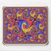 Hyperbolische dinosaurusvormgeving muismat (Voorkant)