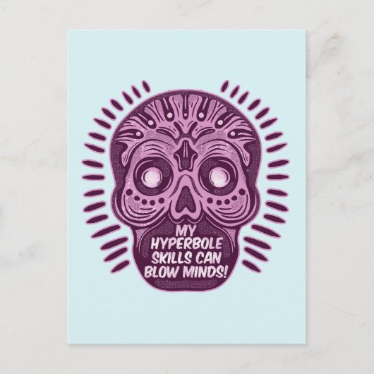 Hyperbool Grappig ENGELS TAAL Briefkaart (Voorkant)