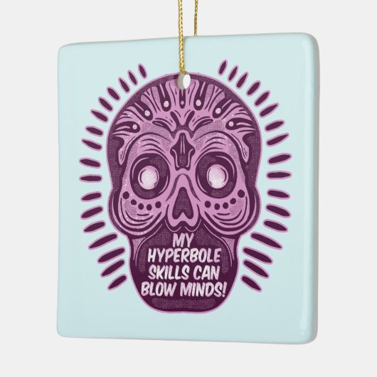 Hyperbool Grappig ENGELS TAAL Keramisch Ornament (Links)