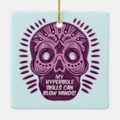 Hyperbool Grappig ENGELS TAAL Keramisch Ornament (Achterkant)