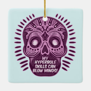 Hyperbool Grappig ENGELS TAAL Keramisch Ornament