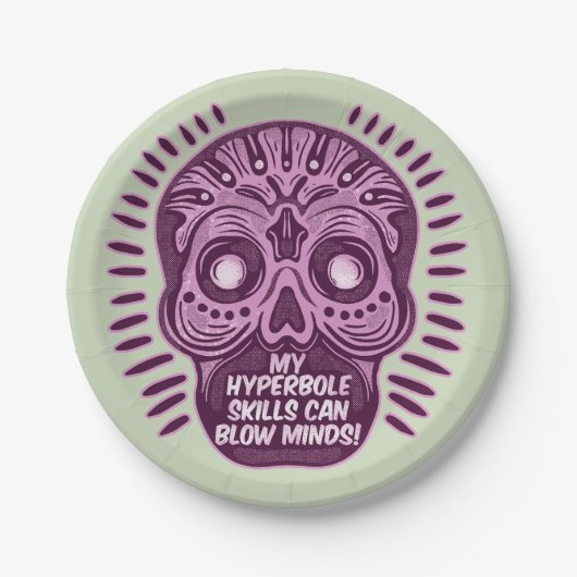 Hyperbool Grappig ENGELS TAAL Papieren Bordje (Voorkant)