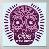 Hyperbool Grappig ENGELS TAAL Poster (Voorkant)