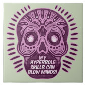 Hyperbool Grappig ENGELS TAAL Tegeltje (Voorkant)