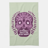 Hyperbool Grappig ENGELS TAAL Theedoek (Verticaal)