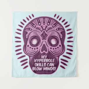 Hyperbool Grappig ENGELS TAAL Wandkleed