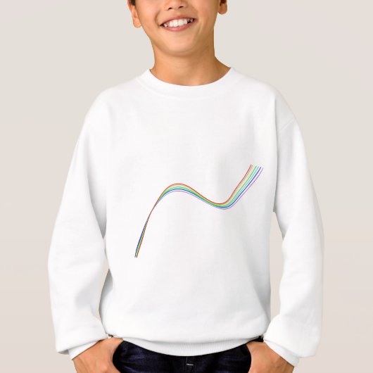 hyperbool regenboog t-shirt (Voorkant)