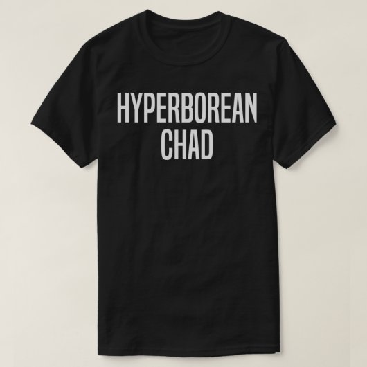 Hyperborean Chad Meme T-shirt (Design voorkant)