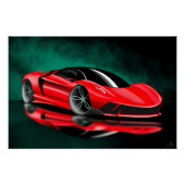 Hypercar conceptcar perfect poster (Voorkant)