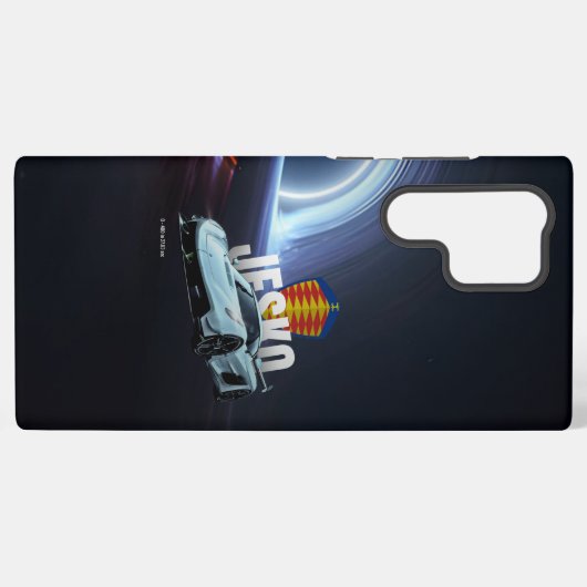 Hypercar Floating Above Black Hole  Samsung Galaxy Hoesje (Achterkant horizontaal)