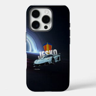 Hypercar in the Void – Surreal Supercar & Black Ho iPhone 16 Pro Hoesje
