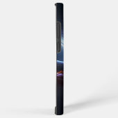 Hypercar zwevend boven zwart gat  samsung galaxy hoesje (Rechterkant)