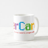 HyperCard - de mok - in de regenboogkleuren van Ap (Voorkant rechts)