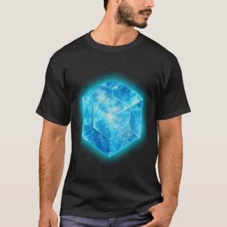 Hypercube 4D - TESSERACT, digitaal, symbool - T-shirt