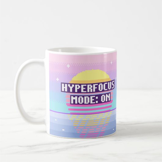 Hyperfocus-modus: Aan Neurodivergente Pixel Mok (Links)