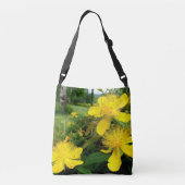 Hypericum calycinum over de hele Canvas tas (Achterkant)