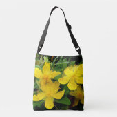 Hypericum calycinum over de hele Canvas tas (Achterkant)