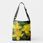 Hypericum calycinum over de hele Canvas tas (Voorkant)