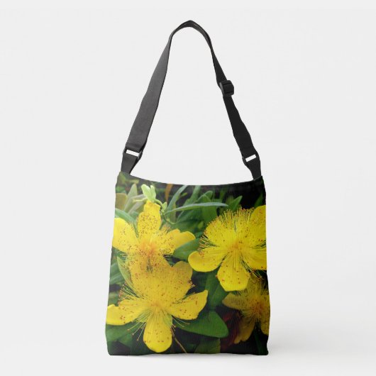 Hypericum calycinum over de hele Canvas tas (Voorkant)