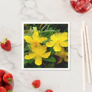 Hypericum calycinum papieren servetten