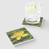 Hypericum calycinum stenen onderzetter (Zijkant)