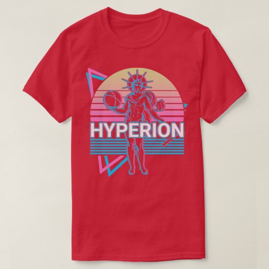 Hyperion Titan God Ancient Griekse Mythologie Retr T-shirt (Design voorkant)