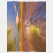 HYPERION WORLD, ALIEN SEASCAPE SKY, CLOUDS Sci-Fi Fleece Deken (Voorkant)