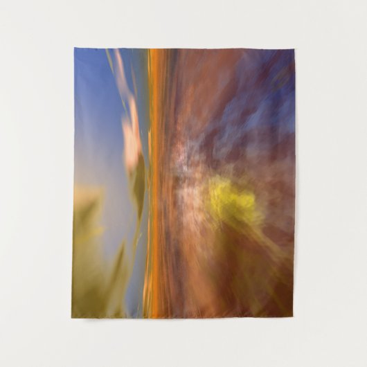 HYPERION WORLD, ALIEN SEASCAPE SKY, CLOUDS Sci-Fi Wandkleed (Voorkant)