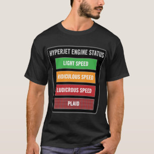 hyperjet motorstatus belachelijk snelle pleister t-shirt