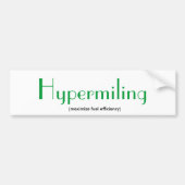 Hypermilatie Bumpersticker (Voorkant)