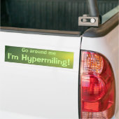 Hypermilerende Bumpersticker II (Op Truck)