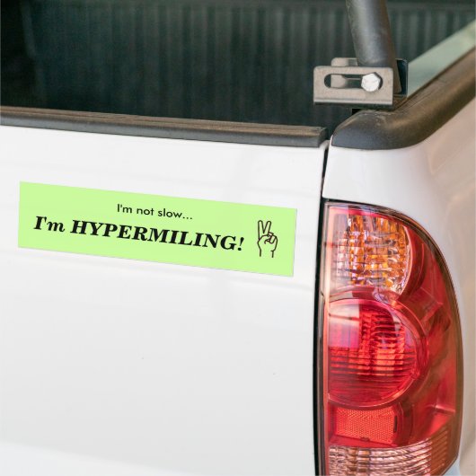 HYPERMILING Bumpersticker (Op Truck)