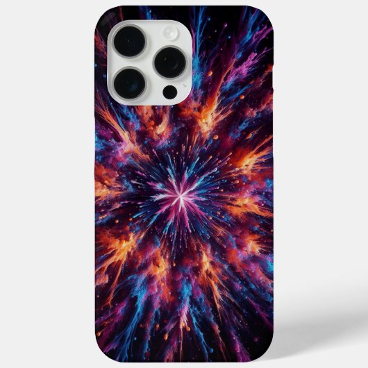 Hypernova camo, gloeiende camouflage, starburst Case-Mate iPhone case (Achterkant)