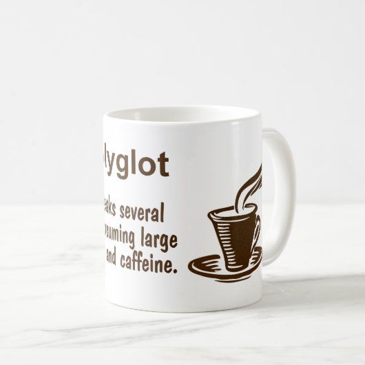 Hyperpolyglot Definition Koffiemok (Voorkant rechts)