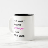 hyperpopventilator, enthousiast tweekleurige koffiemok (Voorkant links)