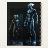 hyperrealistische alien planner (Achterkant)