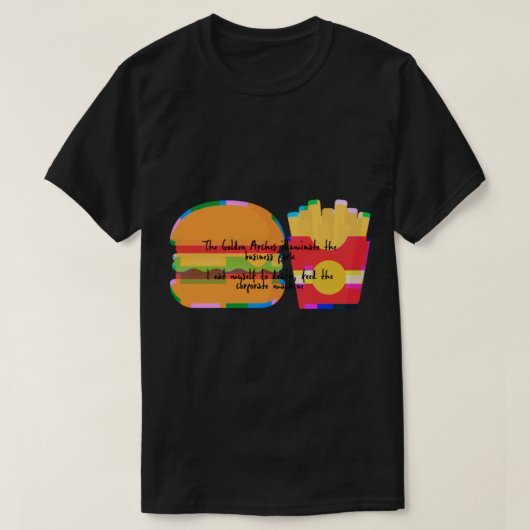 Hypersonic Missiles Burger - Sam Fender T-shirt (Design voorkant)