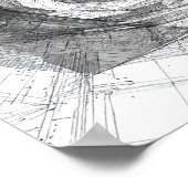 Hyperspace Travel Art: Icosahedron Poster (Hoek)