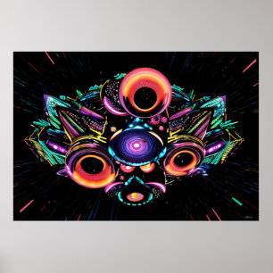 Hyperspatiale sonde Choromatsu-9 Poster