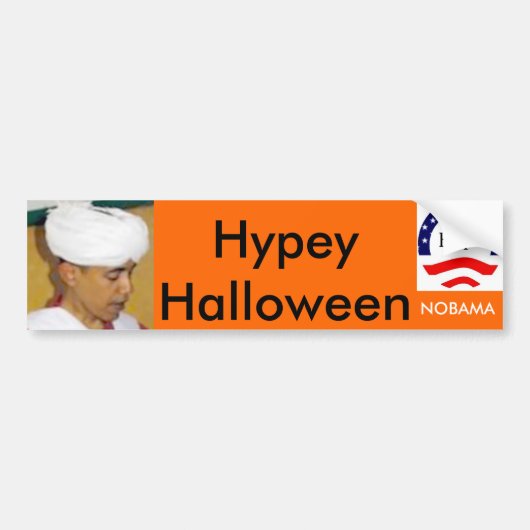 Hypey Halloween Bumpersticker (Voorkant)