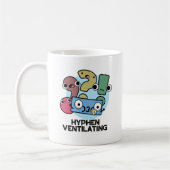 Hyphen Ventiling Funny Punctuation Pun Koffiemok (Links)