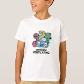 Hyphen Ventiling Funny Punctuation Pun T-shirt (Voorkant)
