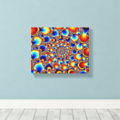 Hypn0sis - Fractal Art Canvas Afdruk (Insitu (Houten vloer))