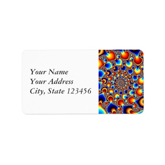 Hypn0sis - Fractal Art Etiket (Voorkant)