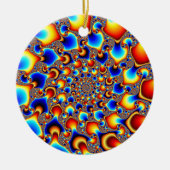 Hypn0sis - Fractal Art Keramisch Ornament (Voorkant)