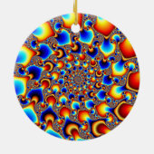 Hypn0sis - Fractal Art Keramisch Ornament (Achterkant)