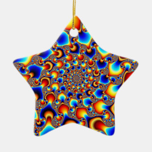Hypn0sis - Fractal Art Keramisch Ornament