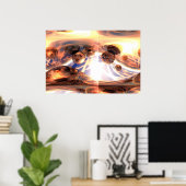 Hypnagogiaanse illusie III Poster (Thuiskantoor)