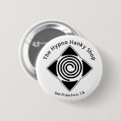 Hypno Hanky Shop Hypnosis Overal Logo Button (Voorkant /achterkant)