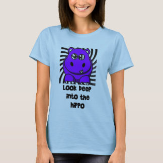Hypno Hippo Paars T-shirt